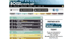 Desktop Screenshot of boiseevents.net